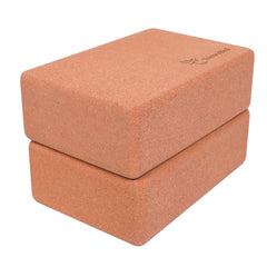 FrenzyBird Solid Cork Yoga Blocks High Density 2 Pack