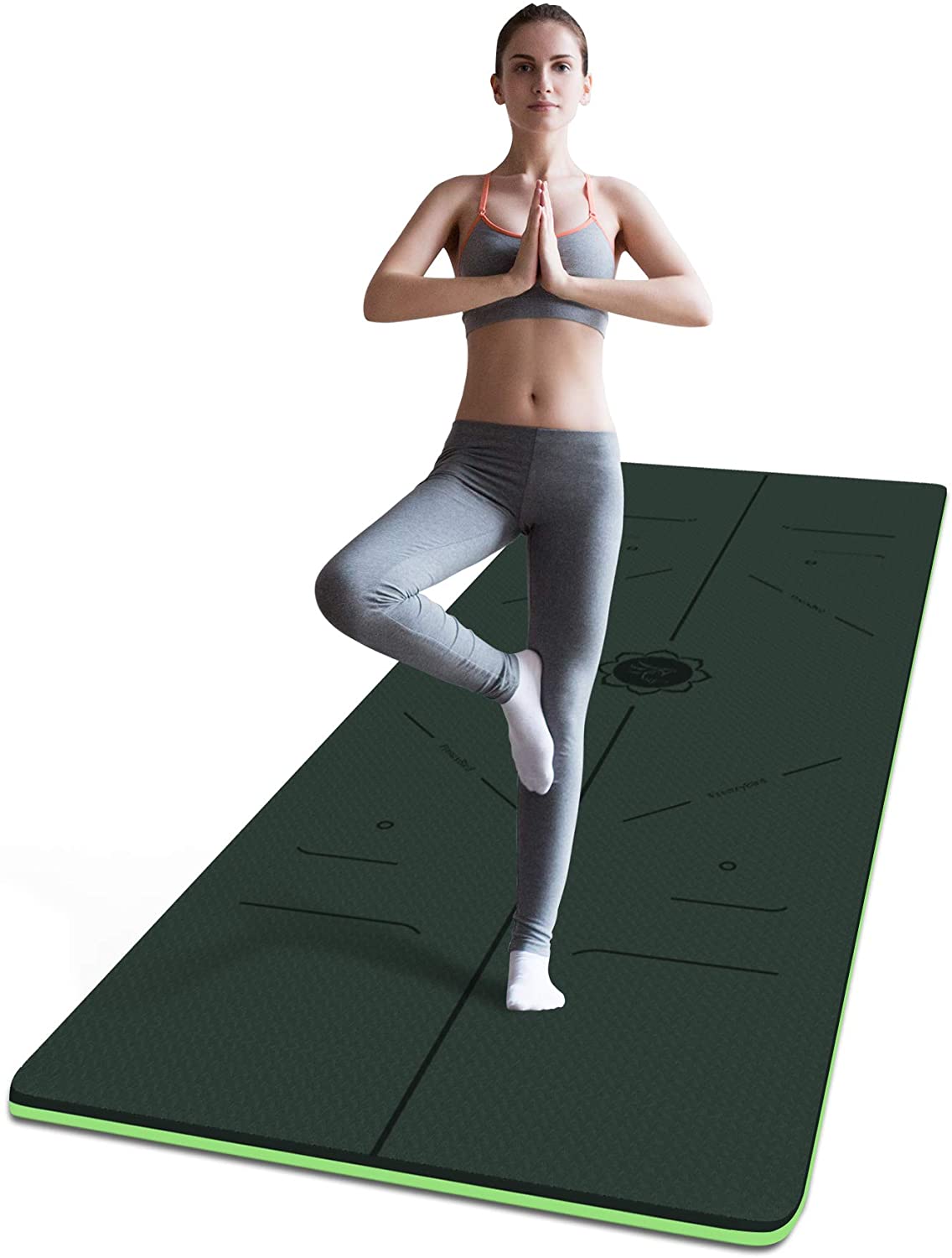 Prana Verde Yoga Mat Glogg One Size