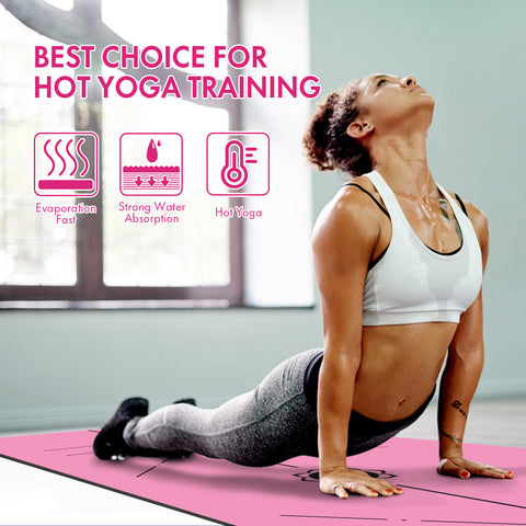 YOGA DESIGN LAB | The Cork Yoga Mat | Eco Luxury | Ideal for Hot Yoga,  Power, Bikram, Ashtanga, Sweaty Workouts | Studio Quality | Includes  Carrying